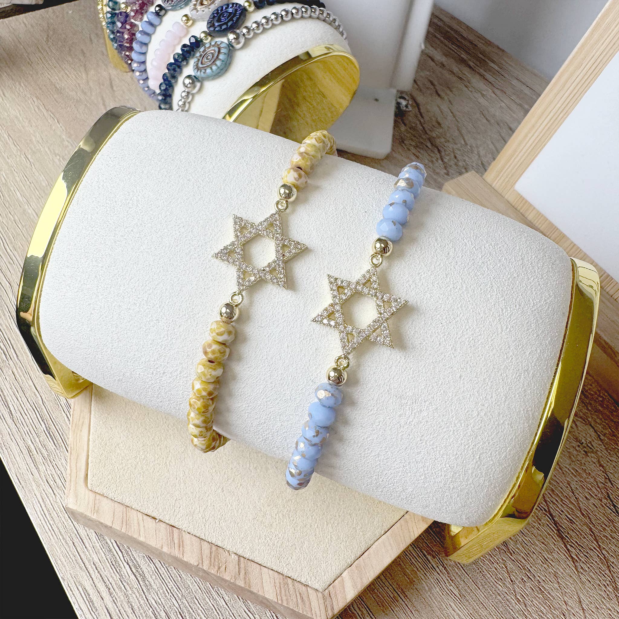 Love, Lisa - Vente Bracelets à breloques/pendentifs - Bracelet Étoile de David en cristal CZ Harper1