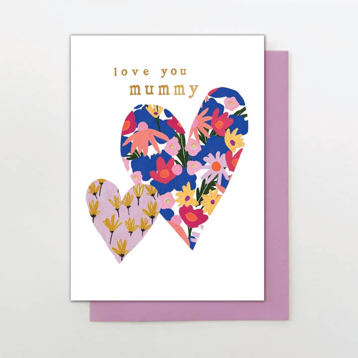 BL19 - Love You Mummy Hearts for wholesale by Stop the Clock Design