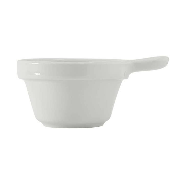 Porcelana branca Copo de Sopa Cerâmica c/ Alça, 10oz para venda a revendedores na Faire0