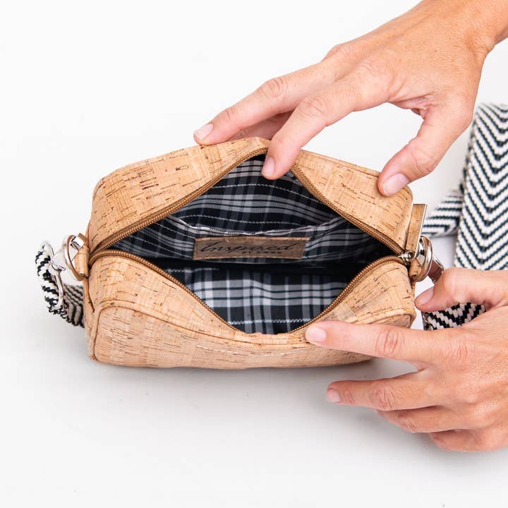 KORK & Inspired by KORK - Wholesale Crossbody Bag - Women's - Anastasia Cork Small Crossbody - Natural5