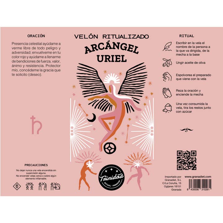 trinidad – Großhandel Opferkerze – Rituelle Archangel Uriel-Kerze1