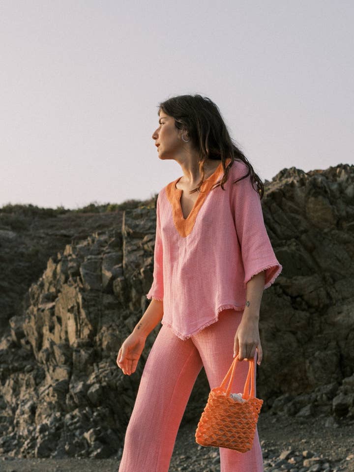 SAC ORANGE TANGERINE pour la vente par CROIXET