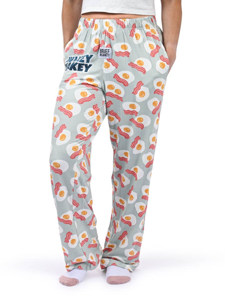 BRIEF INSANITY - Wholesale Sleepwear Bottom - Women's - Wakey Wakey Eggs & Bacon Pajama Pants3