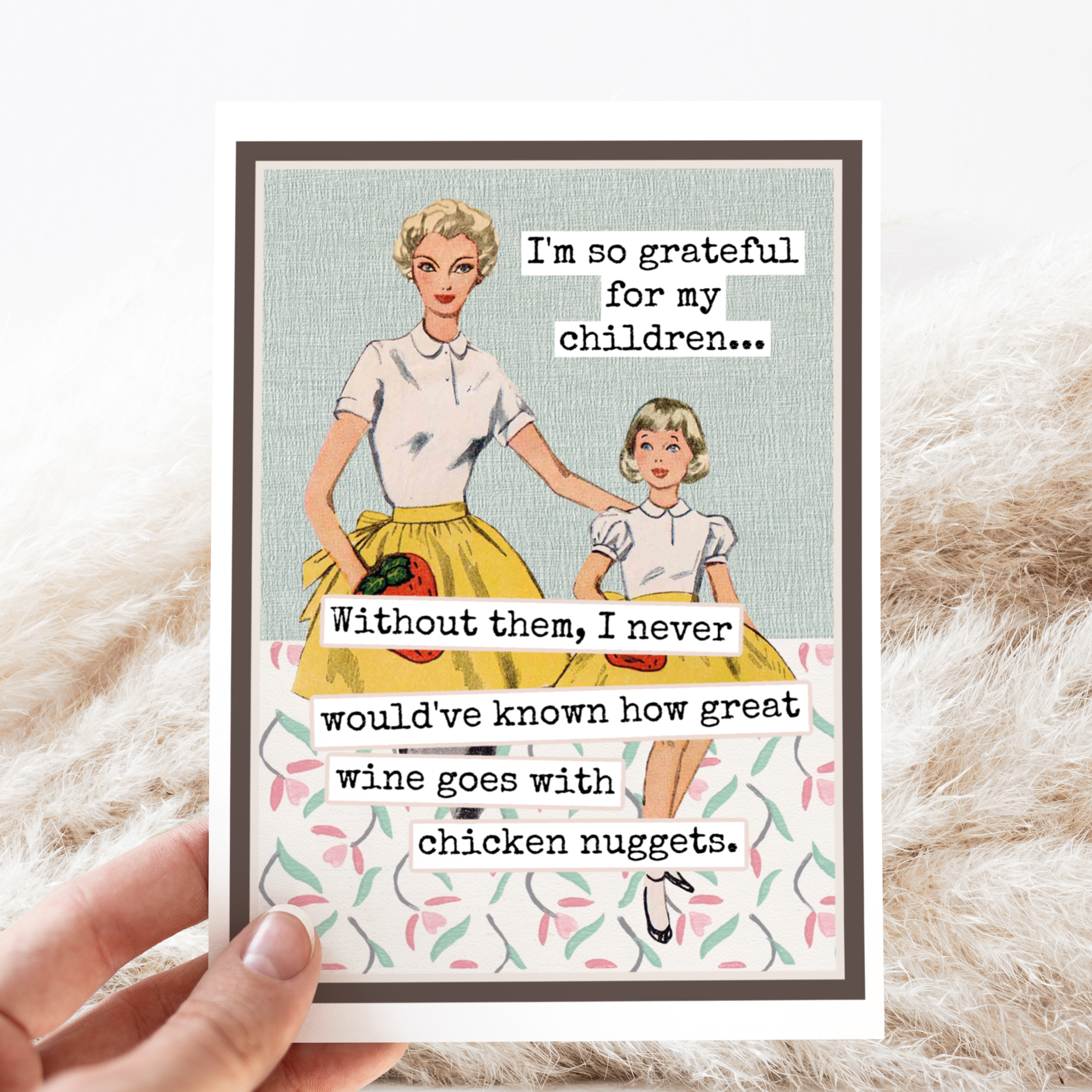 Raven's Rest Studio – Engroshandel Morsdagskort – KORT. Jeg er så taknemmelig for mine børn... Mors Dag. Mor.1