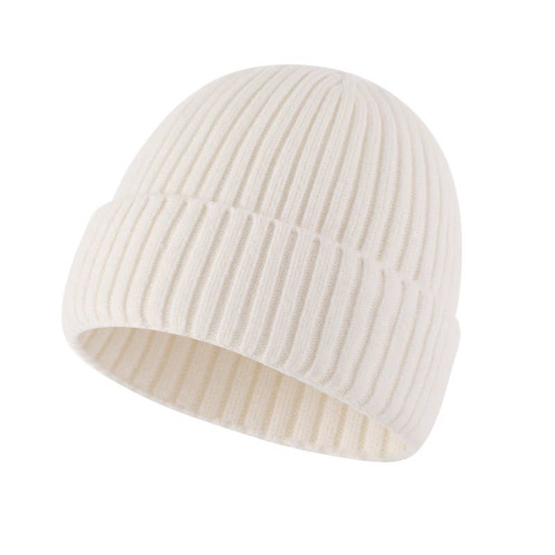MKS America - Wholesale Beanie - Women's - Classic Solid Color Ribbed Knit Beanie Winter Warm Hat9