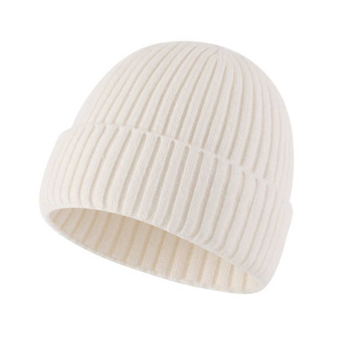 MKS America - Wholesale Beanie - Women's - Classic Solid Color Ribbed Knit Beanie Winter Warm Hat9