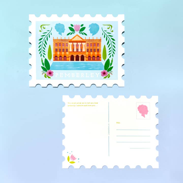 Pride And Prejudice, Pemberley Postcard for wholesale by Joy Addict