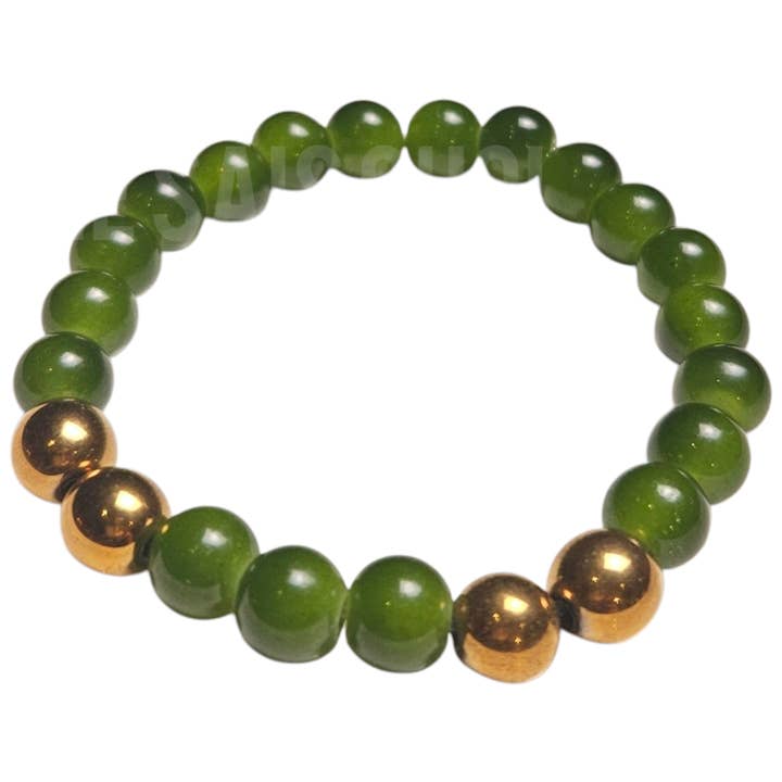 Je Ne Sais Quoi - Wholesale Beaded Bracelet - Luminous Grace- Limited Edition- Leaf II0