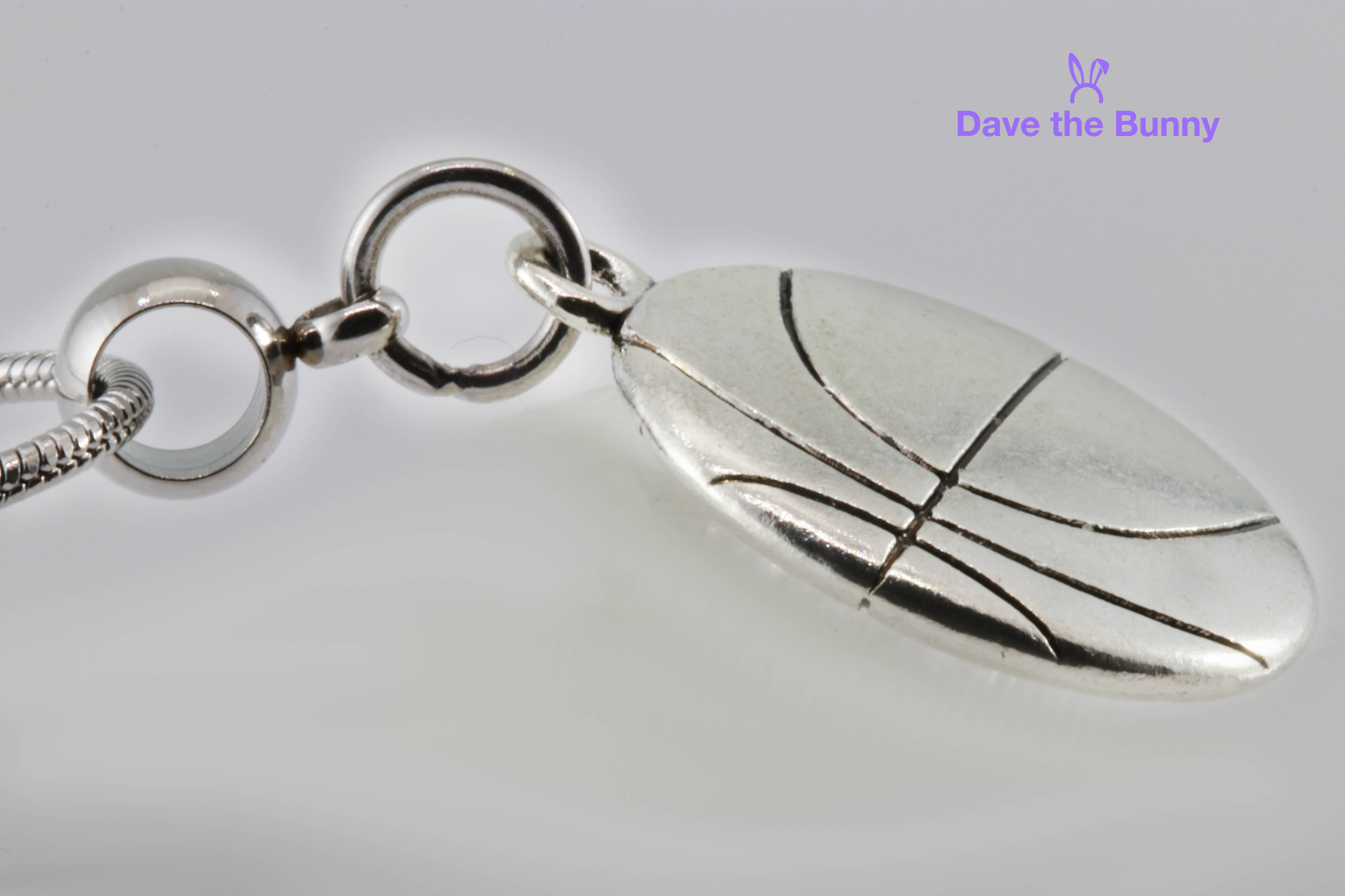 Dave The Bunny - Wholesale Pendant/Charm Necklace - Basketball Necklace6