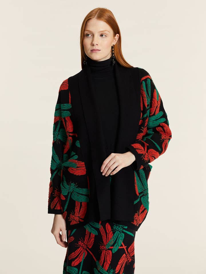 Pepaloves - Wholesale Cardigan - Women's - REBECA LIBELULA EN RELIEVE0