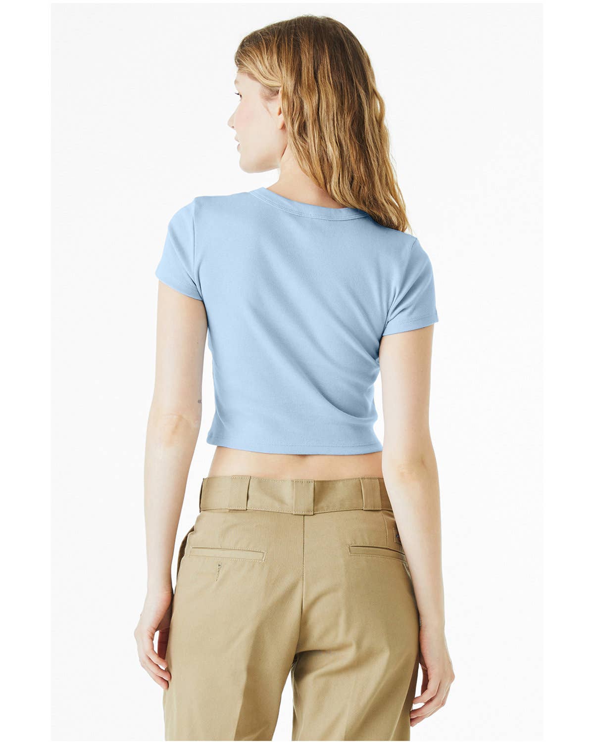 Total Apparel - Wholesale T-Shirt - Women's - Bella Canvas Ladies' Micro Ribbed Baby Tee | Cropped | 10108