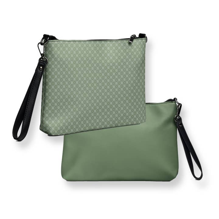 Secret Garden | Duo de sac à bandoulière Fresh Tarragon pour la vente par Mix N Match Style