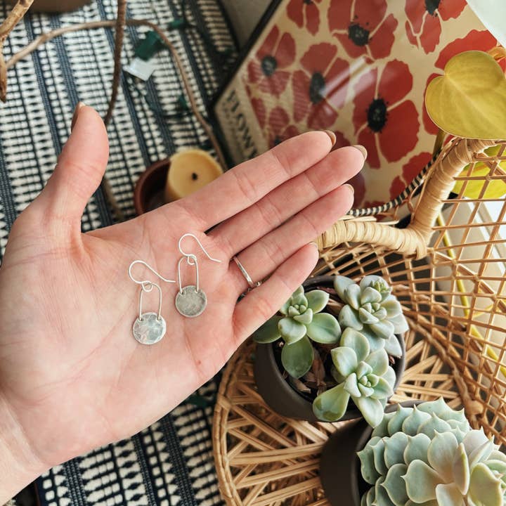 Fluff Hardware - Wholesale Dangle Earrings - Handmade Fallen Moon Earrings