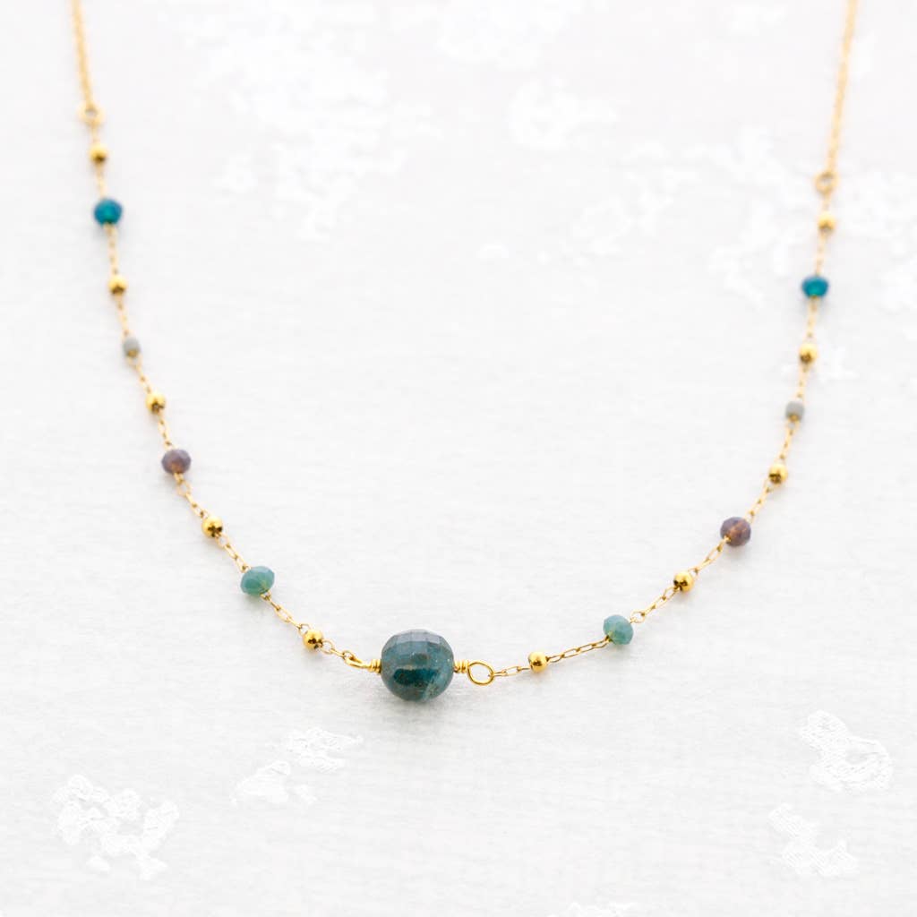 Sonata – wholesale Pendant/charm necklace – Steel Stone Necklace4