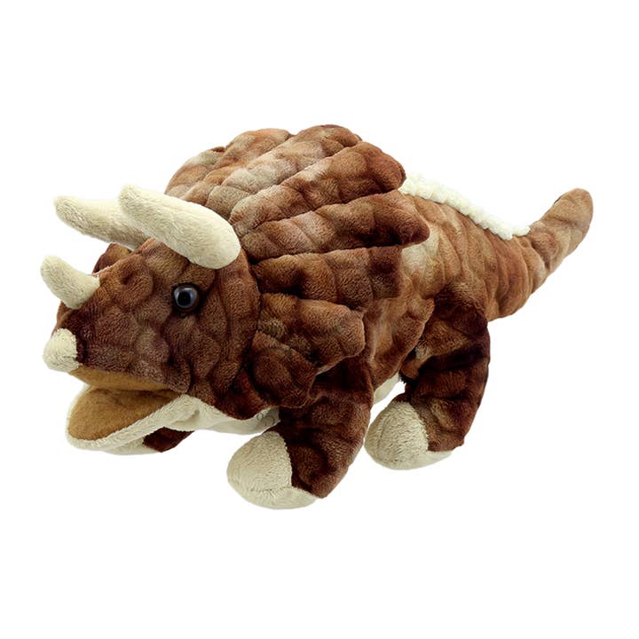 The Puppet Company (US) - Wholesale Puppet - Kids & Baby - Baby Dinos: Baby Triceratops