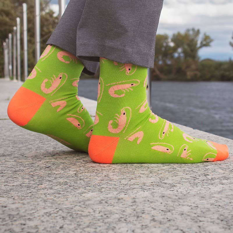 grün Shrimp Socken für den Großhandel auf Faire1