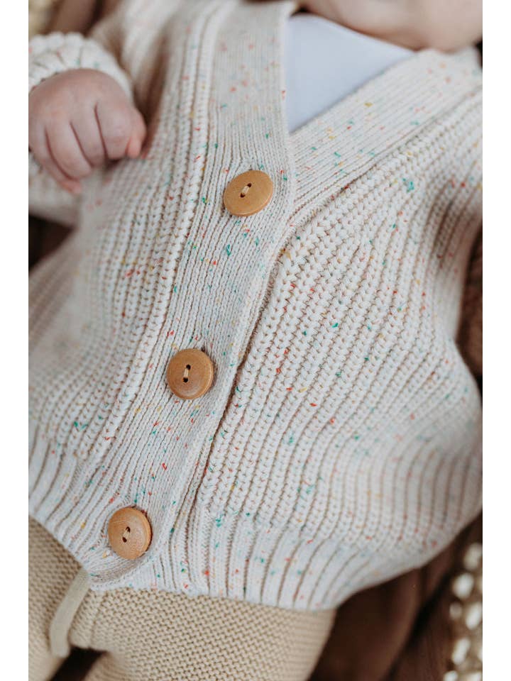 Hunter and Rose - Vente Cardigan – enfant - Cardigan Avery moucheté2