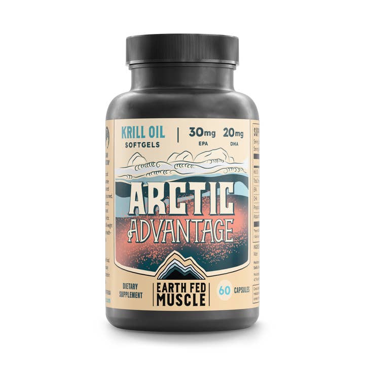 Arctic Advantage Krill Oil Softgels for wholesale by Earth Fed Muscle