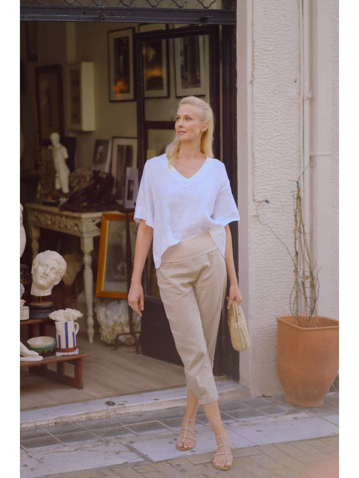 LUXMII - Wholesale Blouse – Women’s - Hecate Top White1