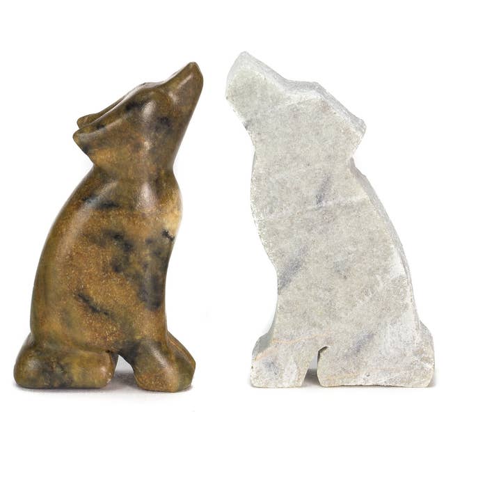 Studiostone Creative - Wholesale DIY Craft Kit - Kids - Wolf Soapstone Carving and Whittling—DIY Arts and Craft Kit. All Kid-Safe Tools and Materials Included. For kids and adults 8 to 99+ Years.