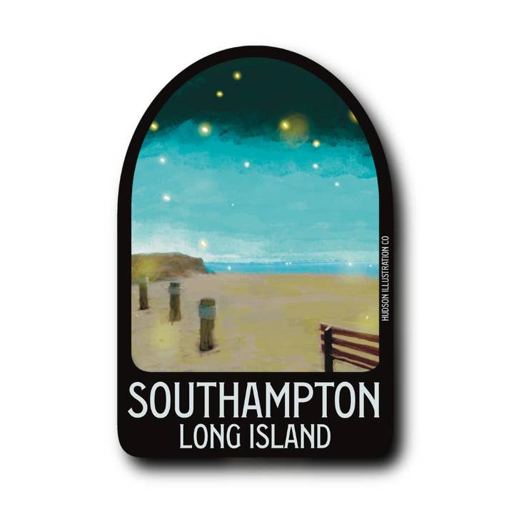 Southampton Long Island New York Sticker/Magnet/Print/Postcard for wholesale by About Town Co