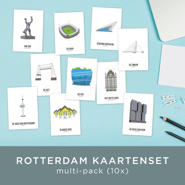 Ensemble de cartes Rotterdam - 10 pièces pour la vente par Burones