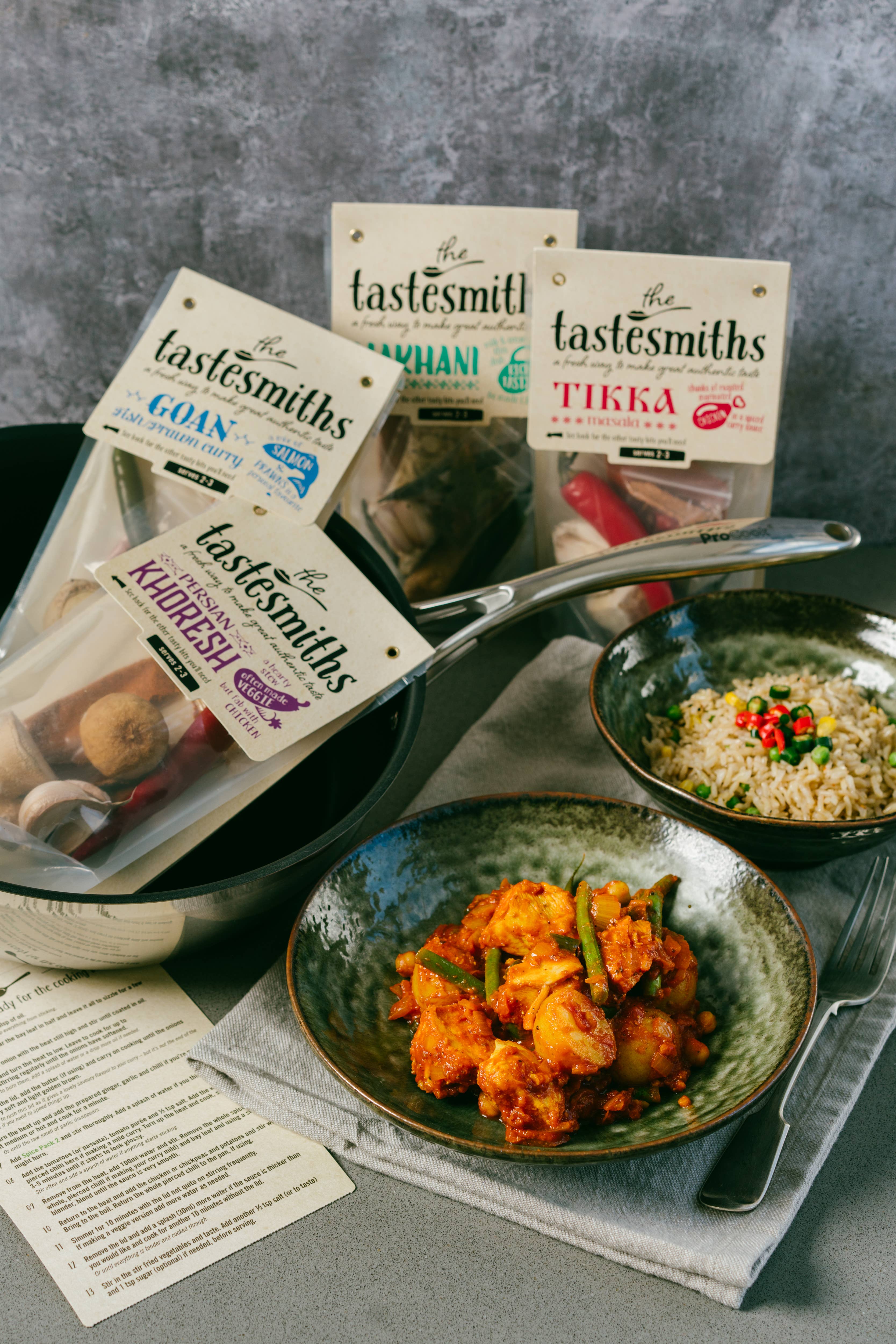 Tastesmiths – wholesale DIY food kit – Balti curry kit1