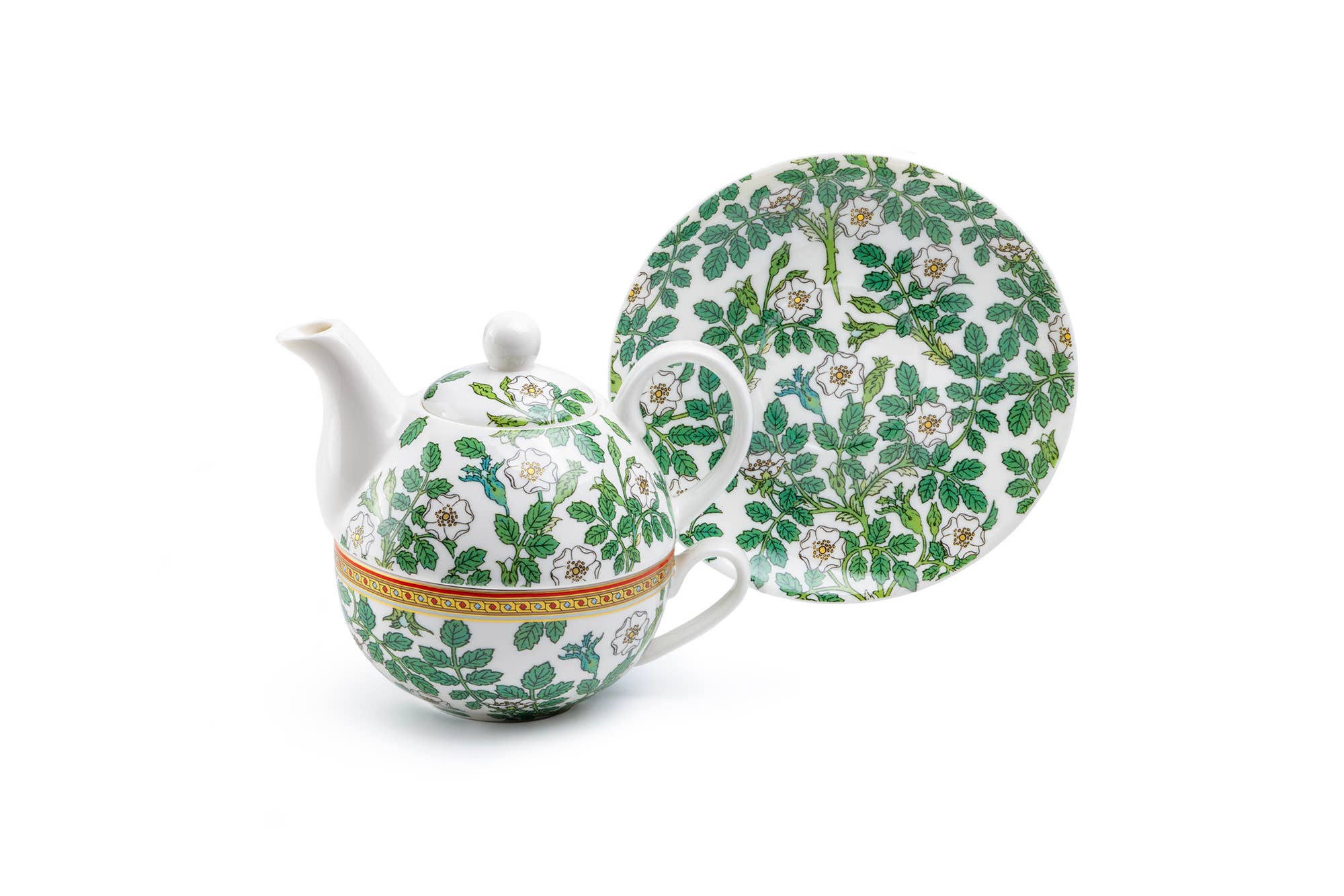 Grace Teaware - Vente Service à thé - Ensemble à thé pour une personne en porcelaine fine Gardenia Charm3