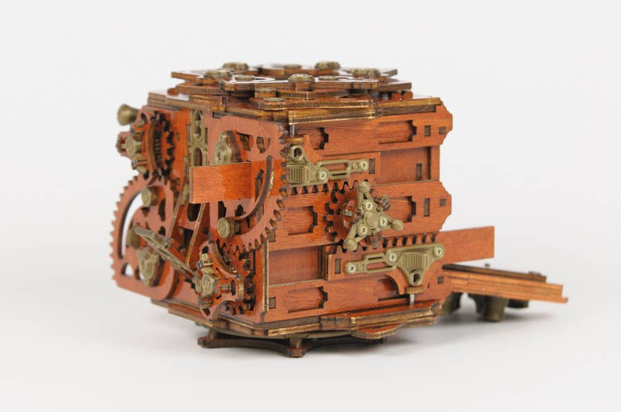 NKD Puzzle - Venta al por mayor Kit de manualidades - El famoso rompecabezas steampunk de boxeo en el kit « MECANIGMA »12