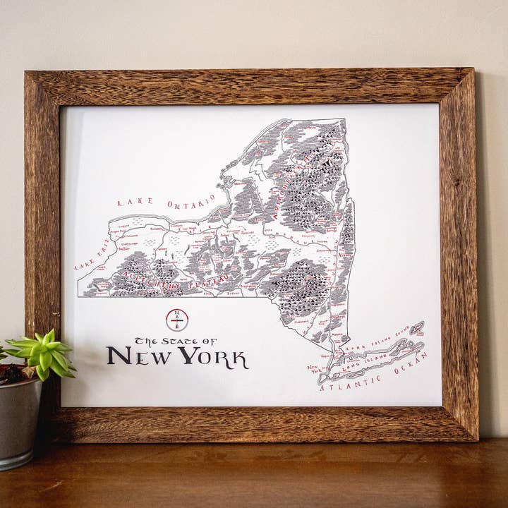 New York State Map for wholesale by Lord of Maps