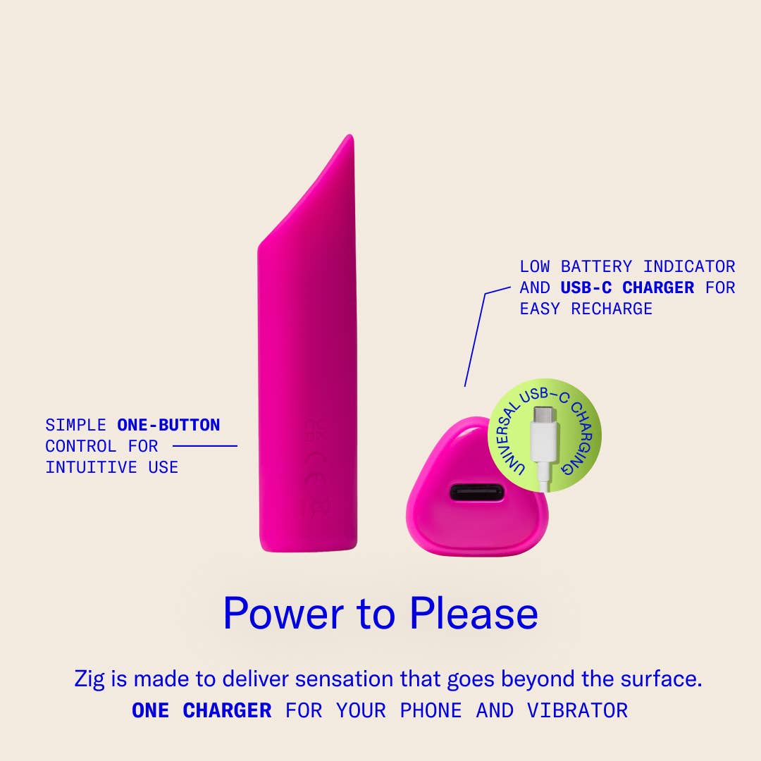 Pink Zig, Lipstick Vibrator for wholesale on Faire4