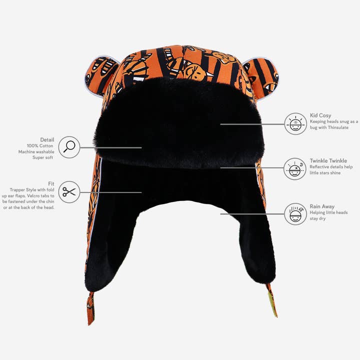 Arctic Cub: Tiger King | Children's hat for wholesale on Faire9