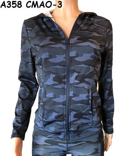 SSImport - Wholesale Athletic Jacket - Women's - A358 SPORTS HOODIE JACKET MIXED SIZES 12PCS/SET11