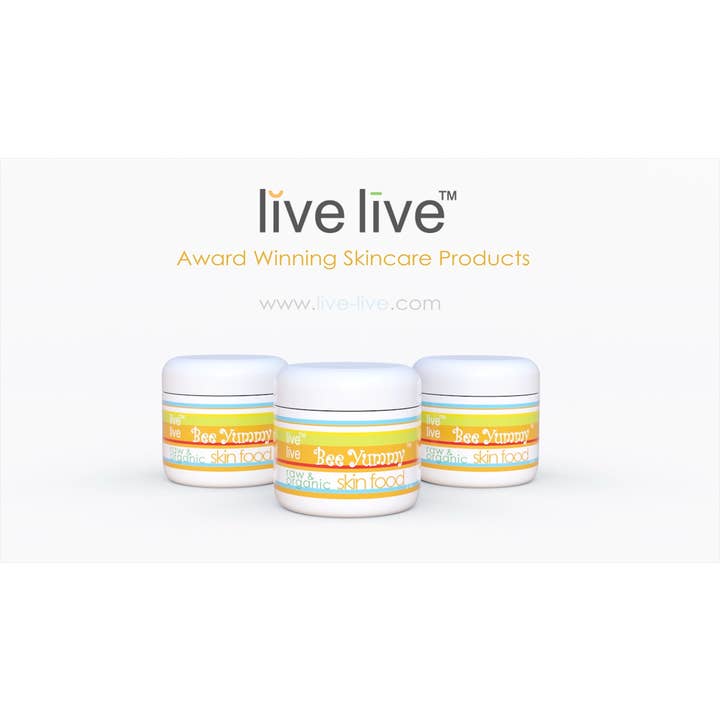 Live Live & Organic – Engroshandel Fugtighedscreme til ansigtet – Bee Yummy Skin Food™ Organisk ansigtsfugtighedscreme, 4 oz1