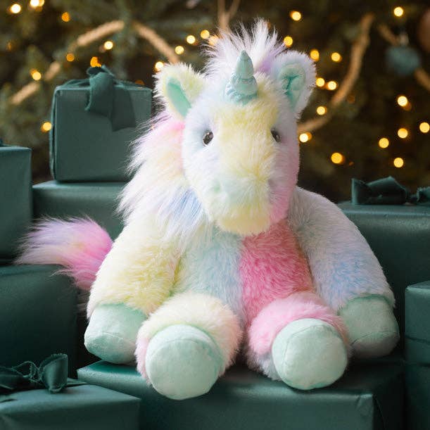 18 In. Oh So Soft Rainbow Unicorn for wholesale by Vermont Teddy Bear