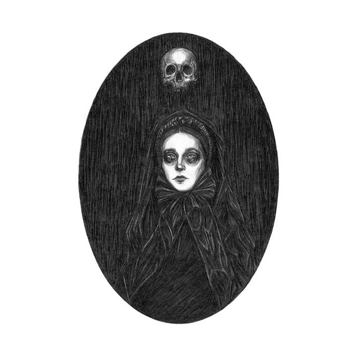 Caitlin McCarthy Art – wholesale Art print – Memento Mori - Fine Art Print - Victorian Mourning