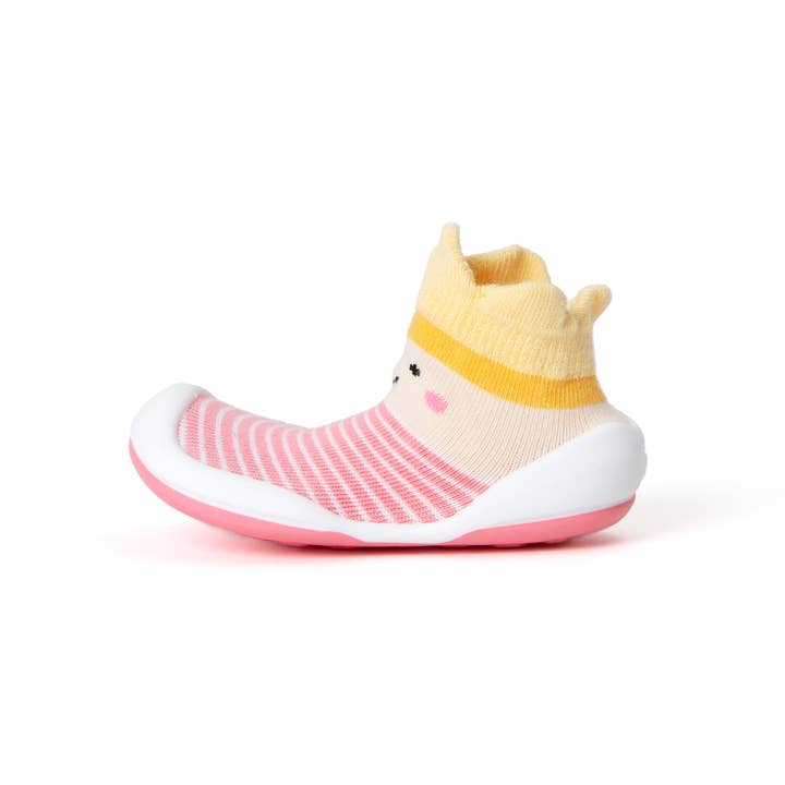 Little Bunny - Wholesale Crib Shoes - Baby - Komuello None Slip Shoe Kingdom Prince Crown Pink2
