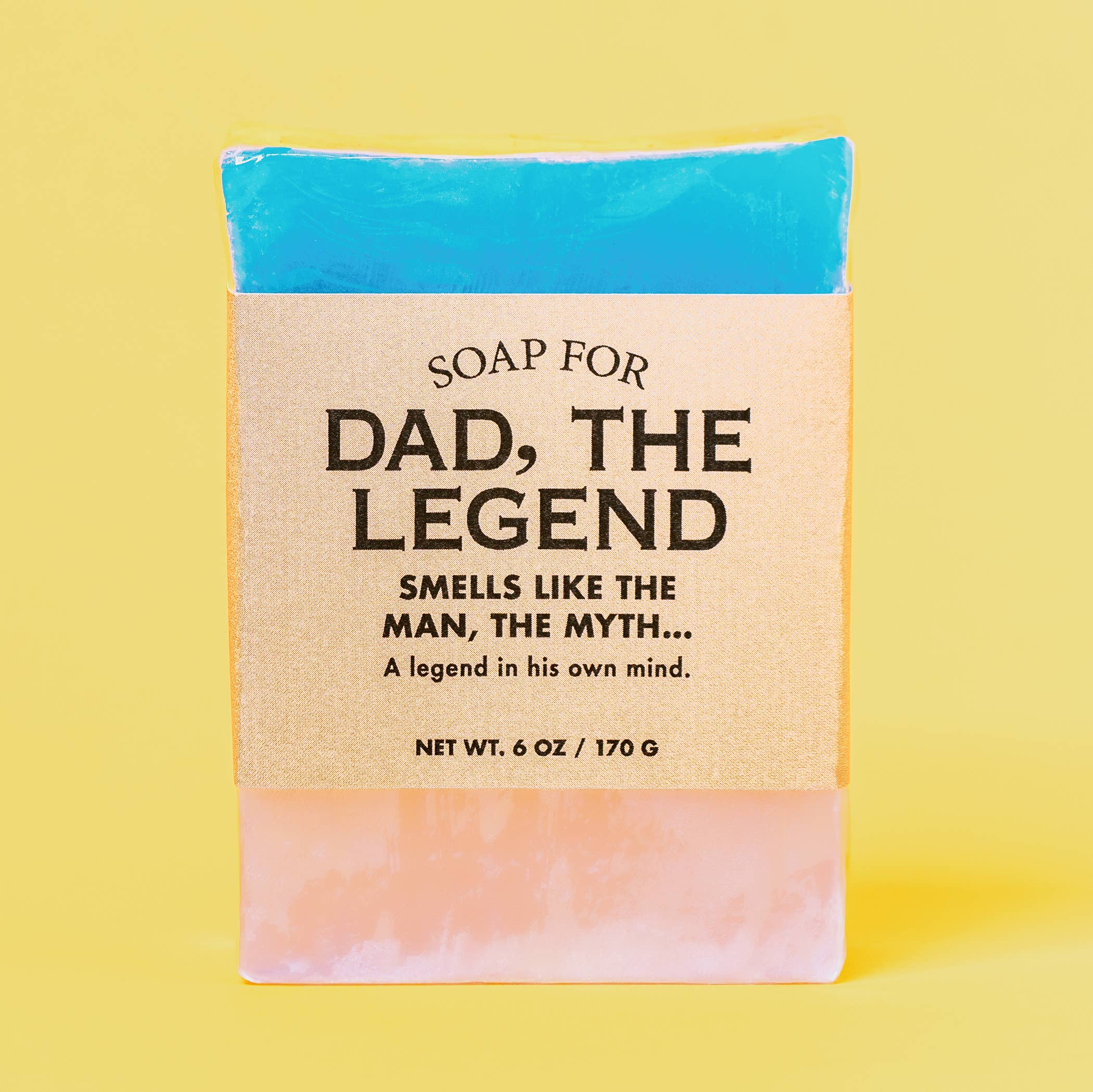 Whiskey River Soap Co. - Wholesale Bar Soap - Men's - Soap for Dad, The Legend | Funny Father's Day Soap1