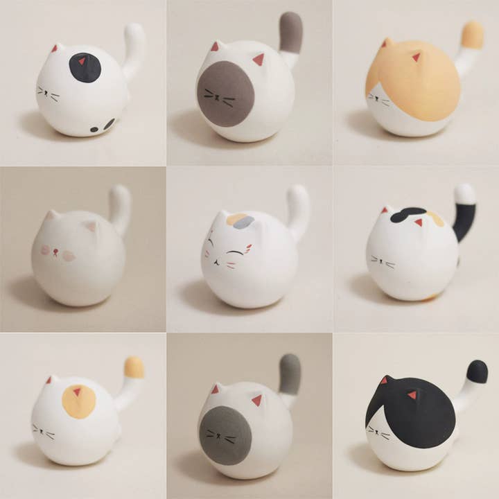 Gohobi x Little Diary Handmade Ceramic Cat for wholesale by Gohobi (We cover U.S. import duties)