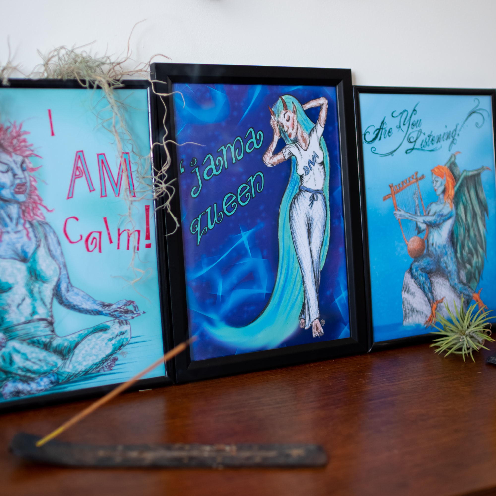 Hannah Kate Makes - Wholesale Art Print - The 'Jama Queen Art Print - Pyjama Princess - A5 Unframed9