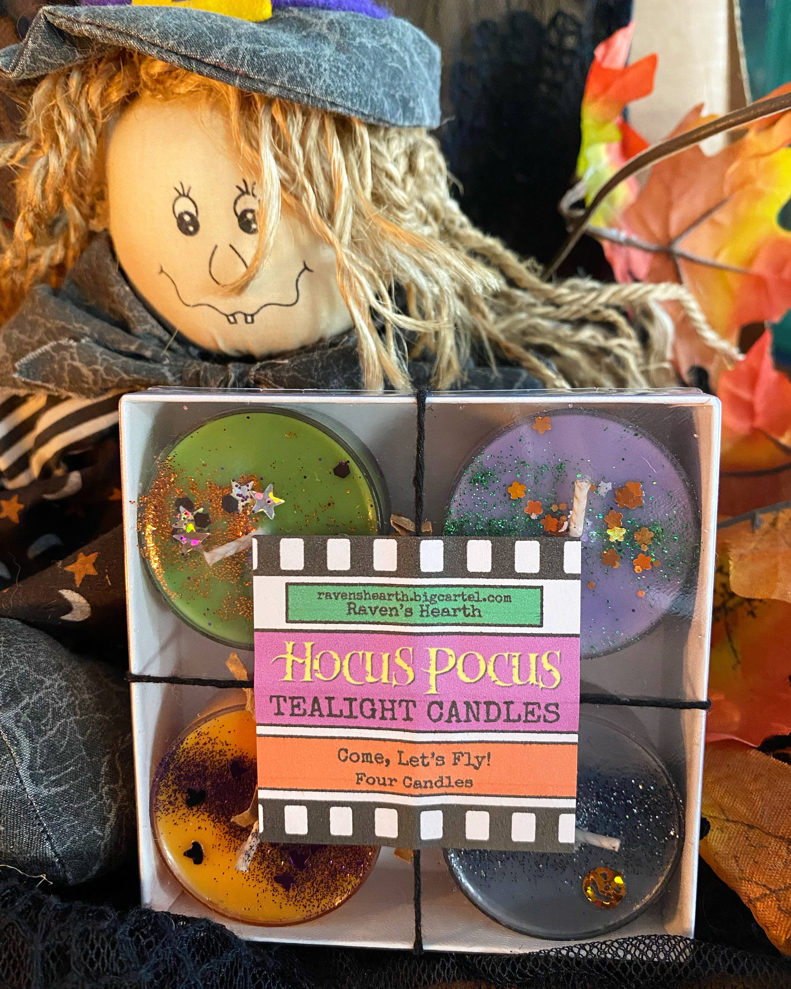 Raven’s Hearth - Wholesale Tea light candles - Hocus Pocus Tealight Candles | Halloween | Vegan | Handmade2