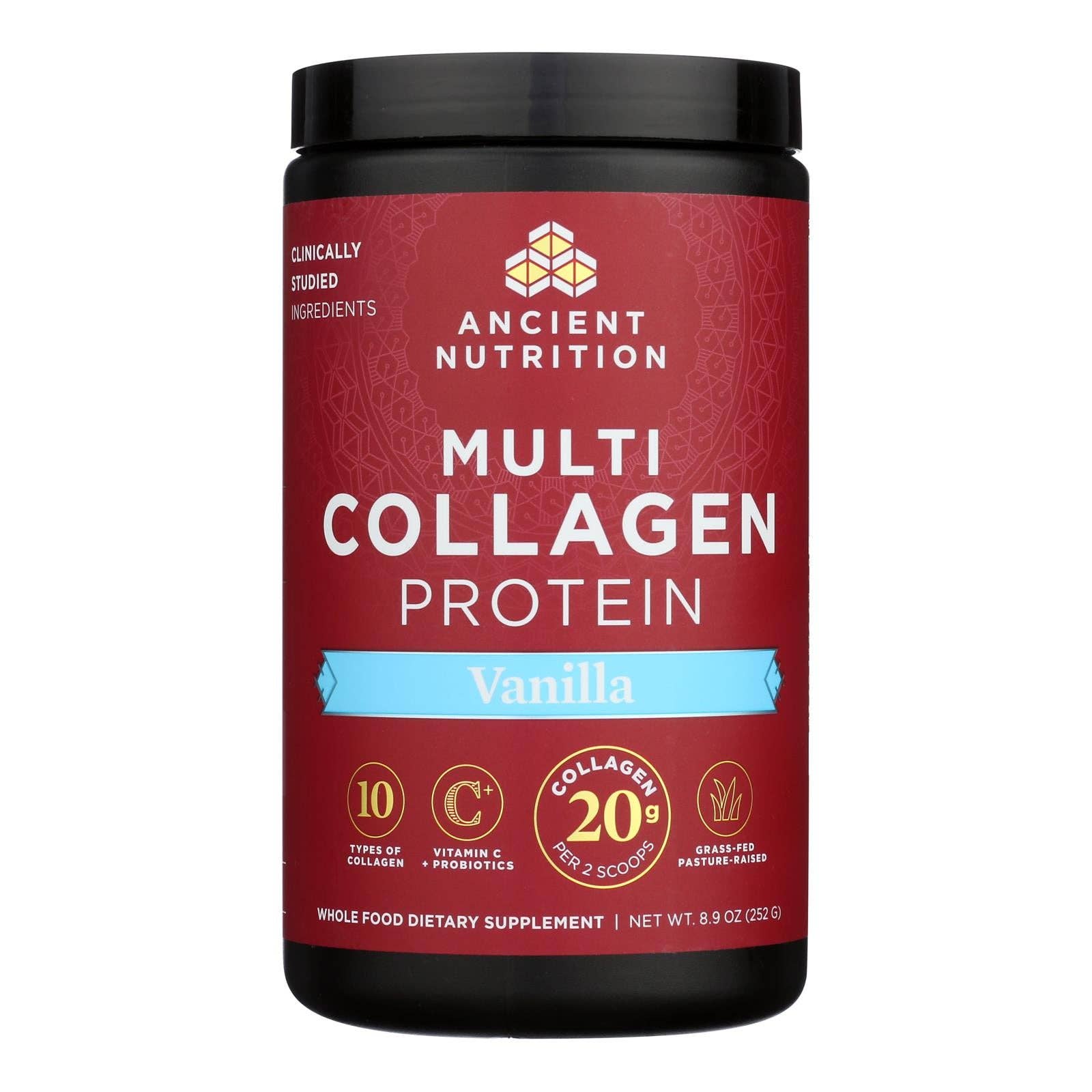 Everyday Supply Co - Wholesale Oral Supplement/Vitamin - Ancient Nutrition Multi Collagen Vanilla 8.9oz0