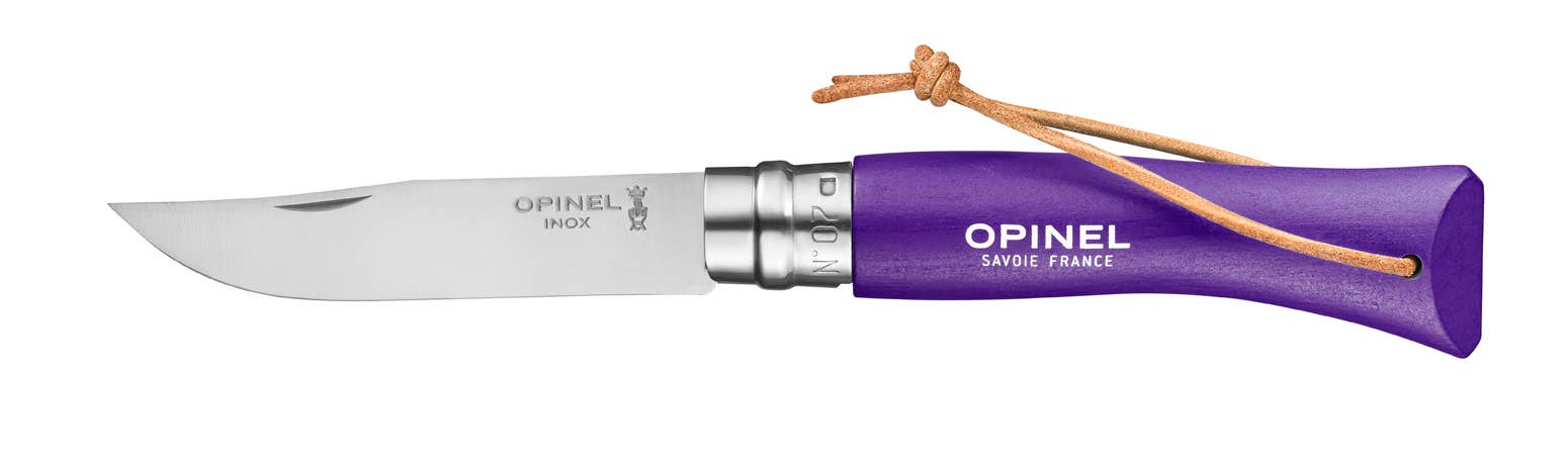 Opinel - Vente Couteau de poche/étui - Couteaux pliants en acier inoxydable Colorama No.075