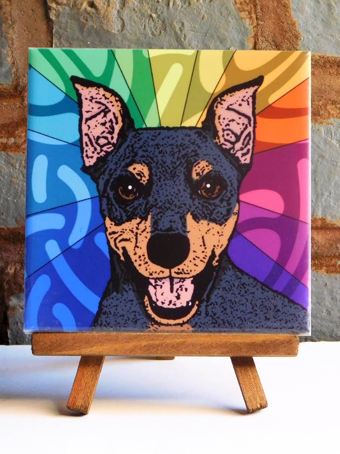 Min Pin Keramische kunst tegel voor wholesale door Sabyloo