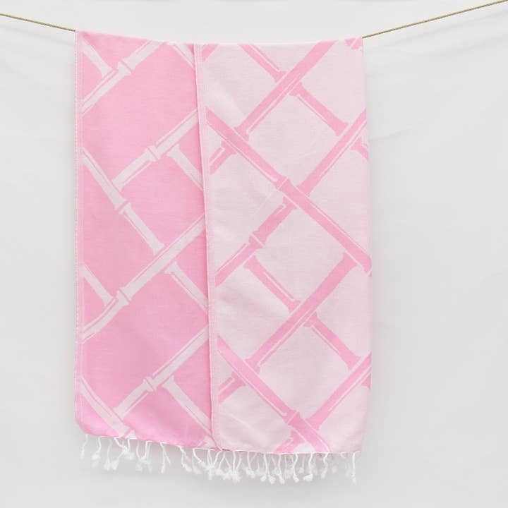 Organic Turkish Towels - Wholesale Beach Towel - Pink Towel, Ultra-Soft Turkish Towel, 40x70 Beach Towel1