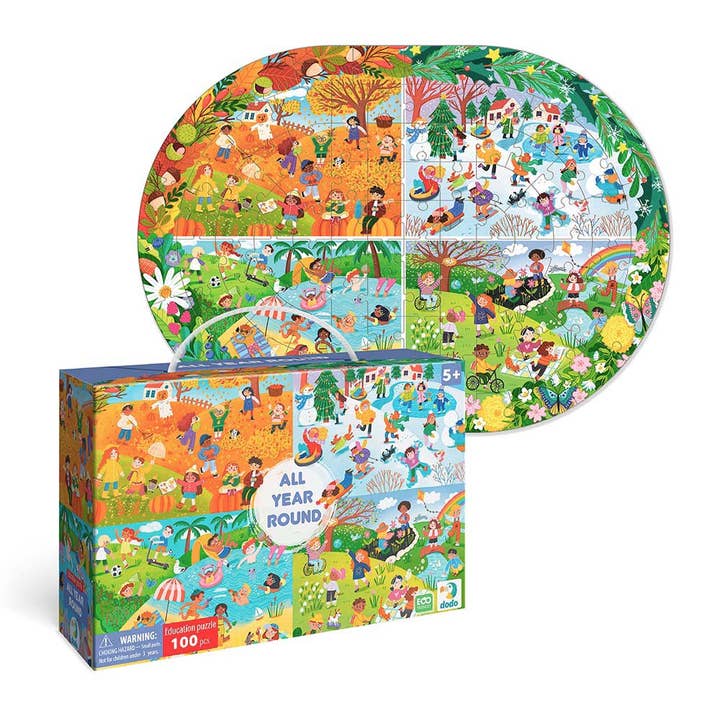 Board Game Puzzle For Kids "All Year Round" for wholesale by DoDo Brand