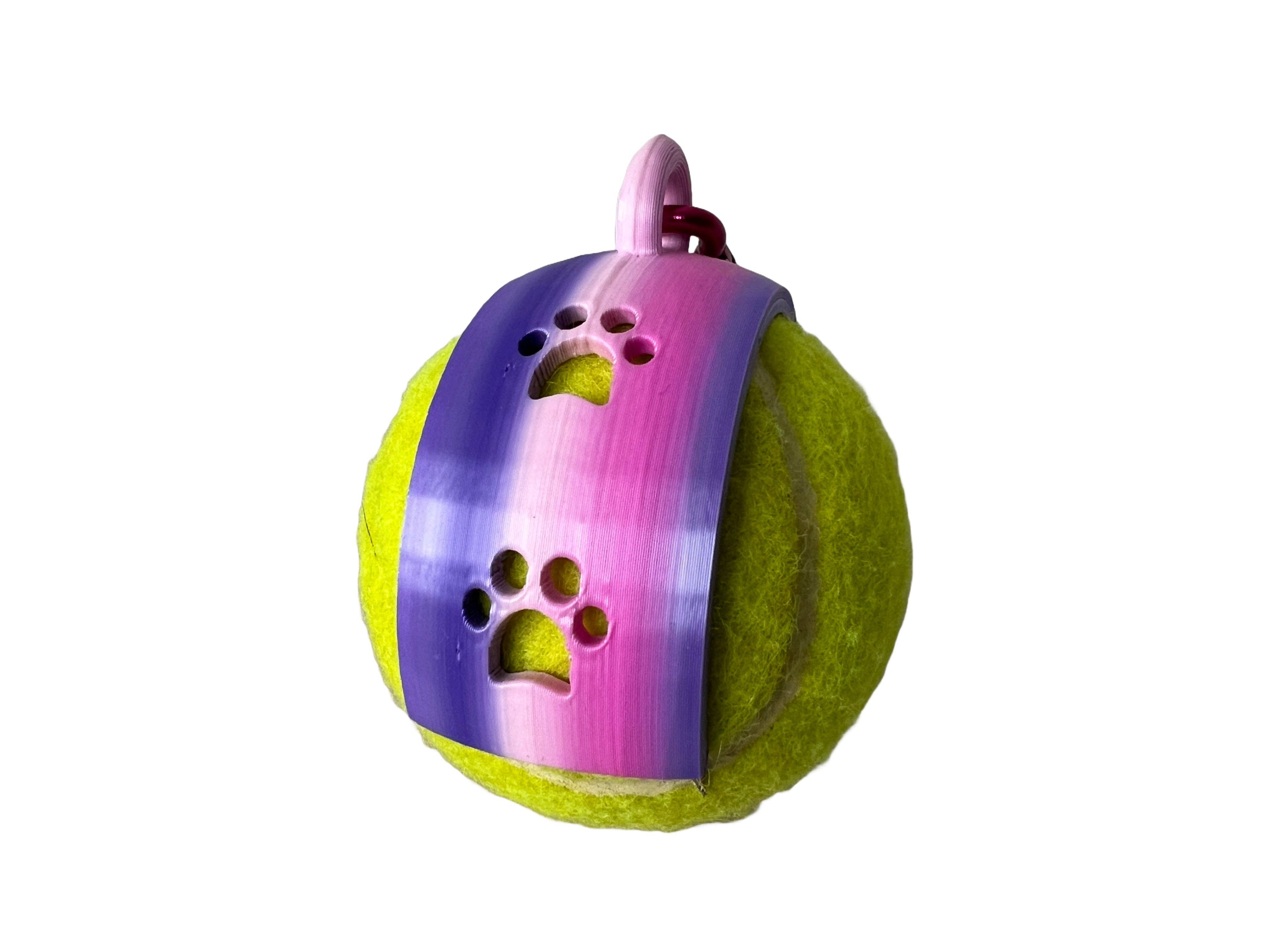 Best Friend Supplies Co - Wholesale Pet Fetch Ball - Dog - Candy Pink 3D Printed Tennis Ball Holder0