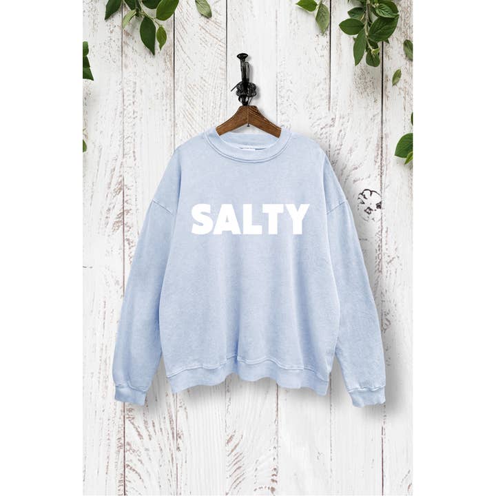 *MEJOR VENDEDOR* SUDADERA TIPO MINERAL LAVADO "SALTY" para venta al por mayor de VINTAGE POINT USA