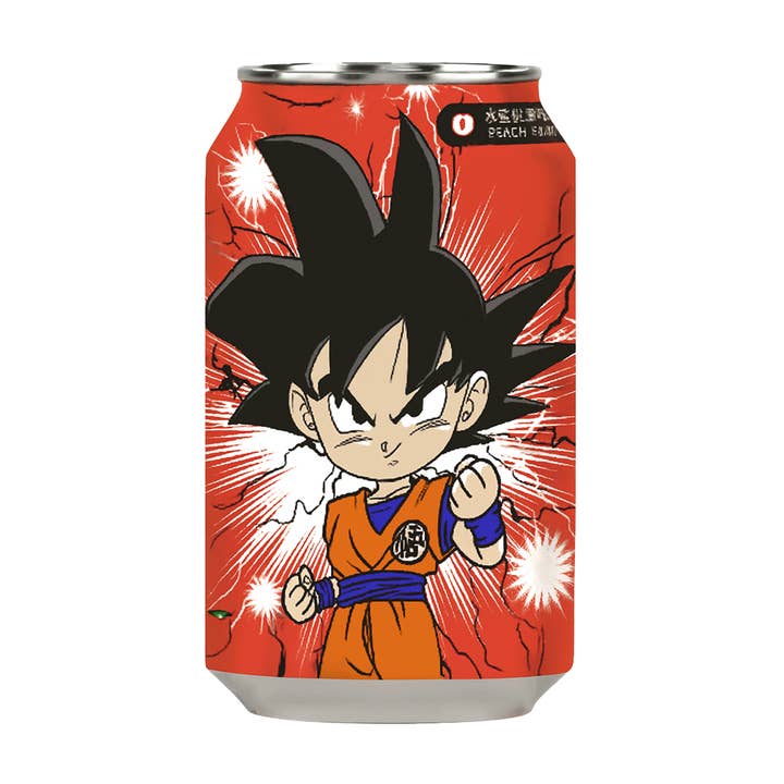 OCEAN BOMB Dragonball Peach Flavor Sparkling Water 330ml for wholesale by 8090 Shop