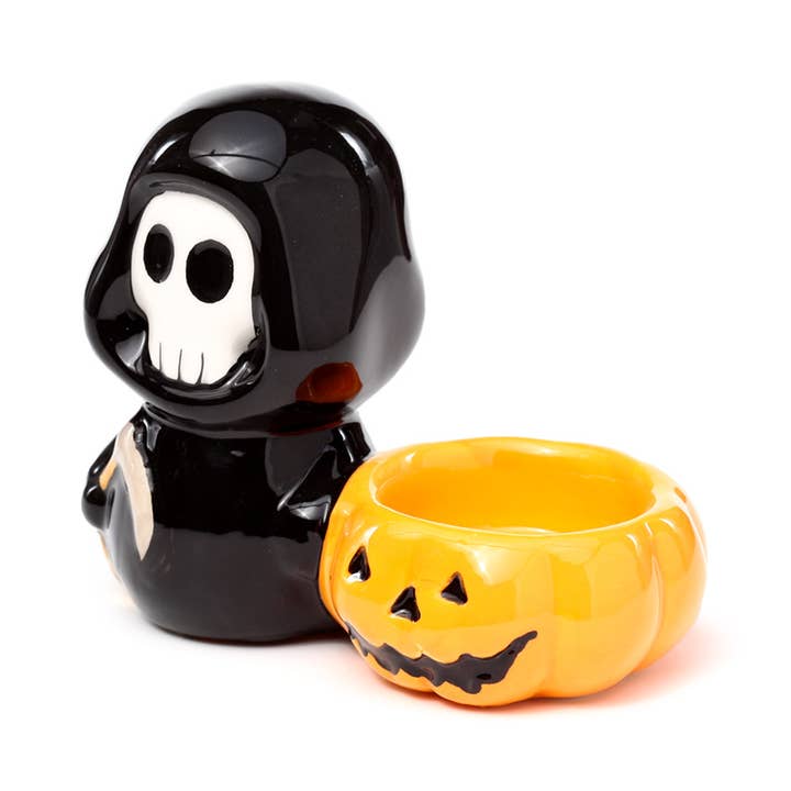 Puckator Ltd - Wholesale Candle Holder - Ceramic Skull Boy Tea Light Candle Holder